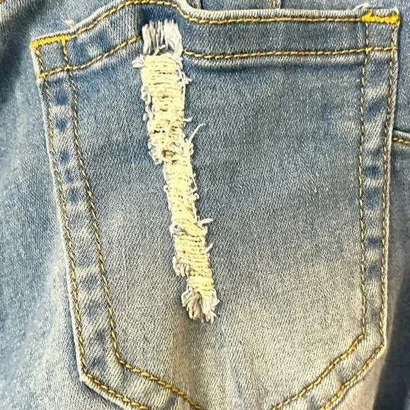 Blue Republic Womens Distressed Skinny Blue Jeans Size 17 RN 143247 - Picture 13 of 17